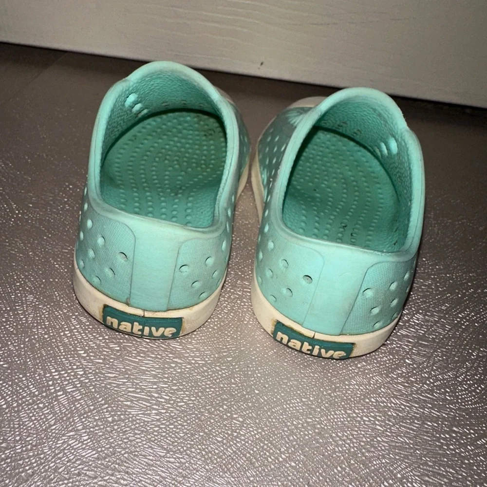 Native Jefferson blue green Slip-On Sneakers C6 casual play athleisure